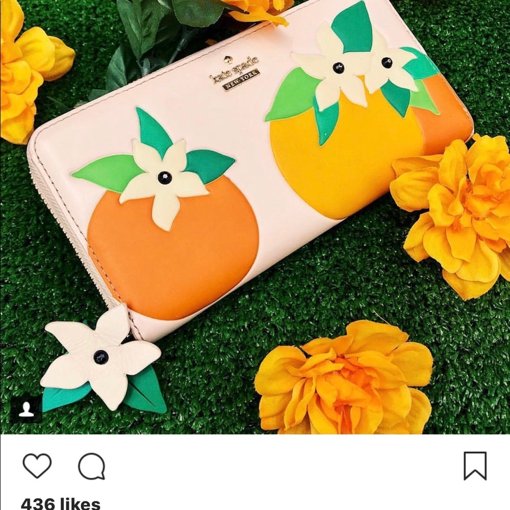 Kate Spade Orange Wallet